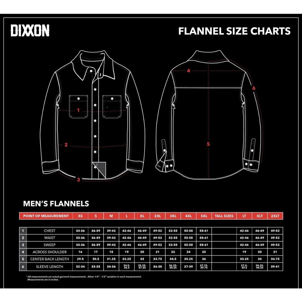 Dixxon Flannel "Griffin" 4X‎ Long Sleeve Button Down - Picture 8 of 9
